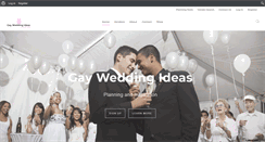 Desktop Screenshot of gayweddingideas.net